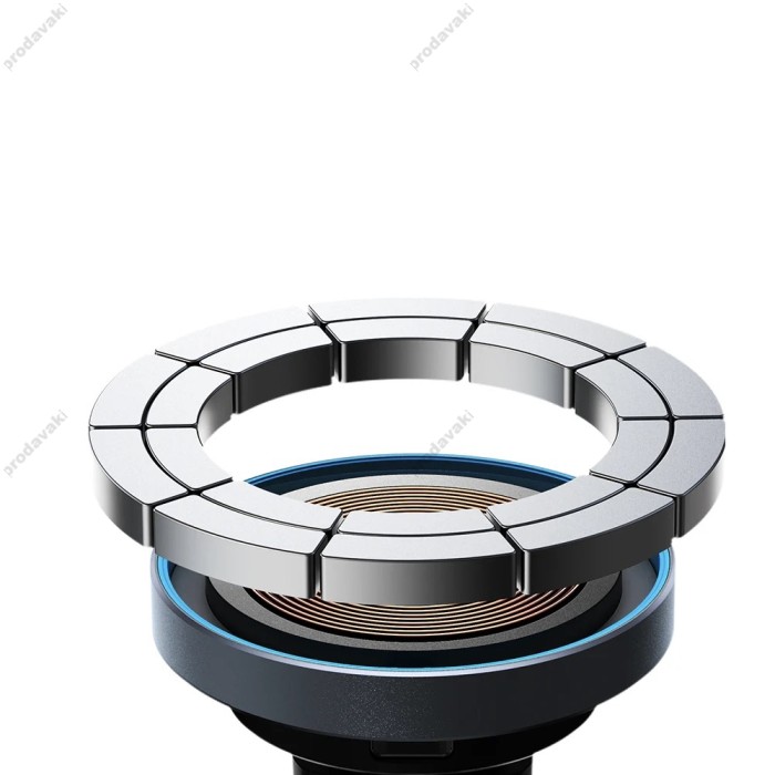 Автомобільний тримач із бездротовою зарядкою Joyroom JR-ZS240 Pro magnetic wireless car charger Black