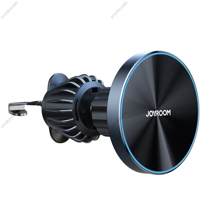 Автомобільний тримач із бездротовою зарядкою Joyroom JR-ZS240 Pro magnetic wireless car charger Black