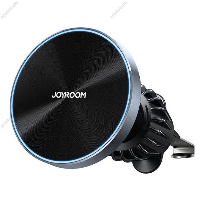 Автомобільний тримач із бездротовою зарядкою Joyroom JR-ZS240 Pro magnetic wireless car charger Black