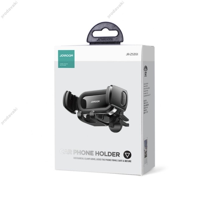 Автомобільний тримач Joyroom JR-ZS351 Car Phone Mount (Air Vent) Black
