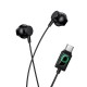 Дротові навушники HOCO M118 Column universal digital earphones with microphone Type-C Black