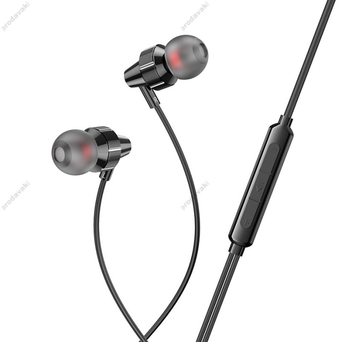 Дротові навушники HOCO M90 Delight wired digital earphone with microphone Type-C Black
