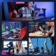 Мікрофон провідний настільний Onikuma M830 Condenser Gaming Microphone USB, RGB Black