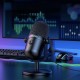 Мікрофон провідний настільний Onikuma M830 Condenser Gaming Microphone USB, RGB Black