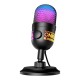 Мікрофон провідний настільний Onikuma M930 RGB microphone USB 1.8m Black