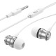 Дротові навушники BOROFONE BM75 Platinum metal universal earphones with microphone 3.5mm Silver