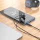 Дротові навушники BOROFONE BM75 Platinum metal universal earphones with microphone 3.5mm Grey