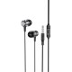 Дротові навушники BOROFONE BM75 Platinum metal universal earphones with microphone 3.5mm Grey