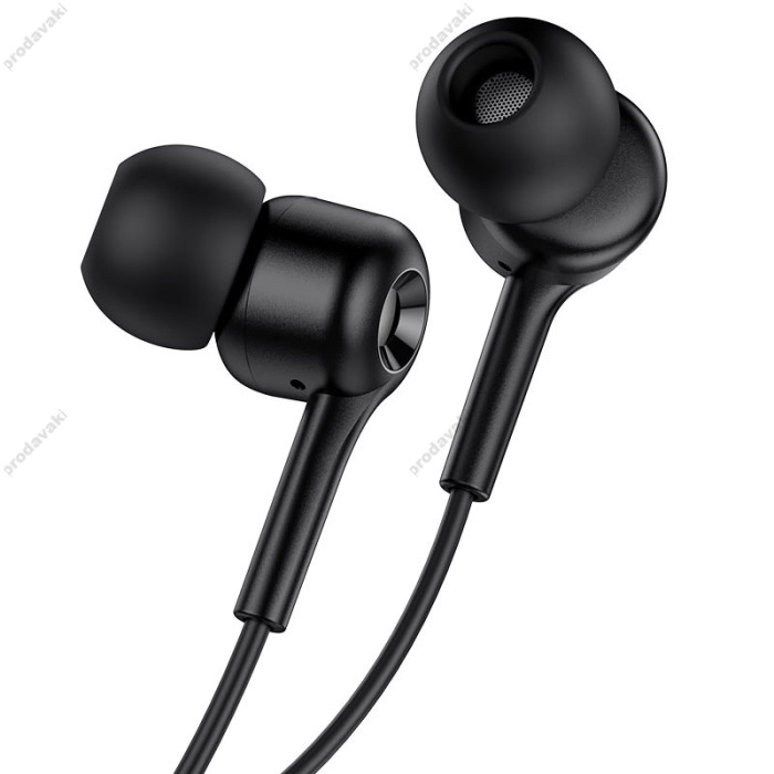 Дротові навушники HOCO M82 La musique universal earphones with mic Black