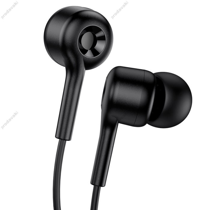 Дротові навушники HOCO M82 La musique universal earphones with mic Black