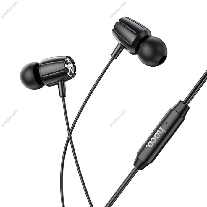 Дротові навушники HOCO M88 Graceful universal earphones with mic Black