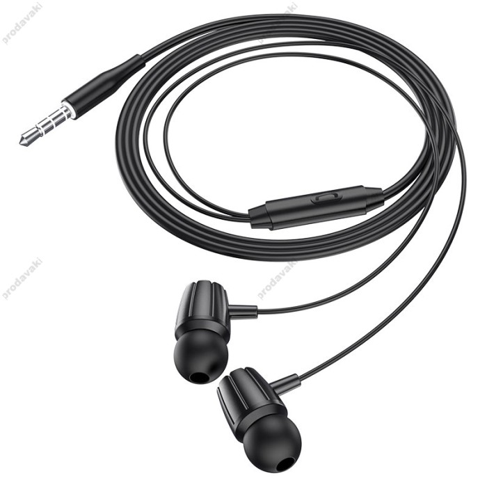 Дротові навушники HOCO M88 Graceful universal earphones with mic Black