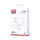 Мережевий зарядний пристрій XO L91 fast charger with Lightning cable 25W White