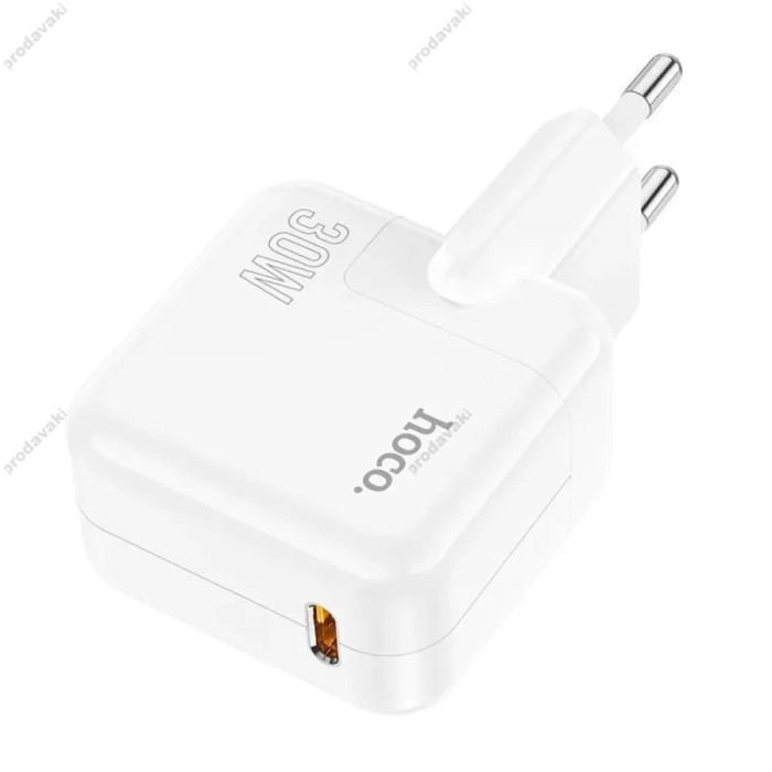 Мережевий зарядний пристрій HOCO C112A Advantage single port charger 30W White