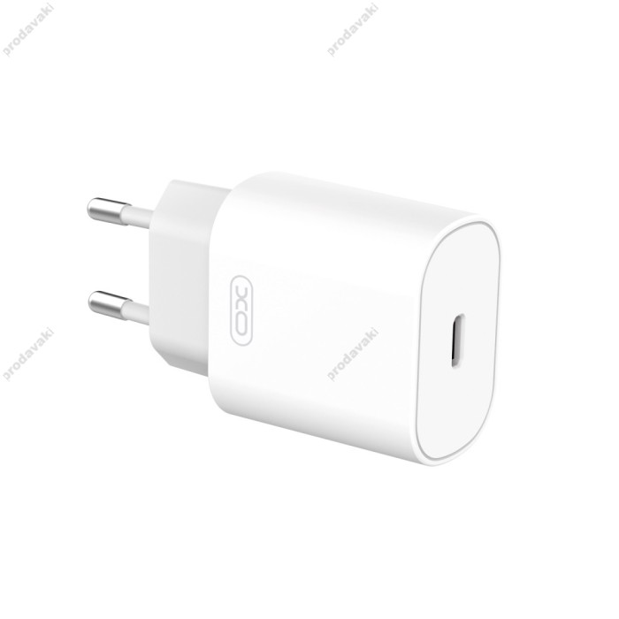 Мережевий зарядний пристрій XO L91 fast charger with Lightning cable 25W White