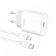 Мережевий зарядний пристрій XO L91 fast charger with Lightning cable 25W White