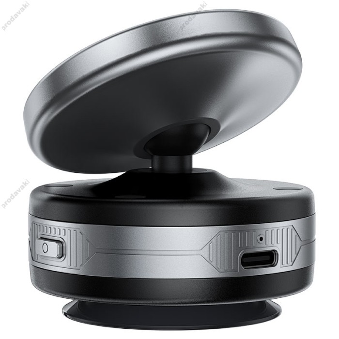 Автомобільний тримач ACEFAST E29 electric Suction cup magnetic wireless charging holder Grey