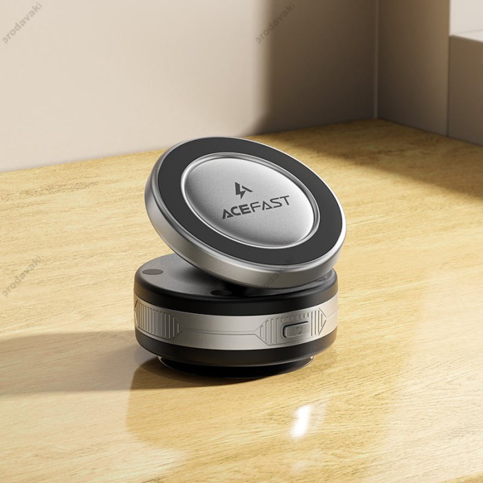 Автомобільний тримач ACEFAST E29 electric Suction cup magnetic wireless charging holder Grey