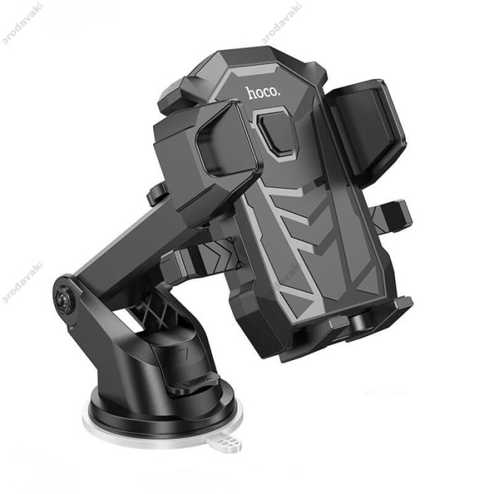 Автомобільний тримач Hoco DCA17 Armor suction cup car holder Black
