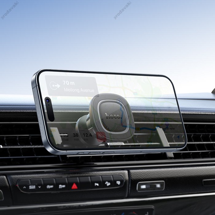 Автомобільний тримач Hoco H72 Crown magnetic Car holder (air outlet) Black