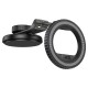 Автомобільний тримач Hoco H77 View folding magnetic ring car holder (center console) Black