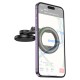 Автомобільний тримач Hoco H77 View folding magnetic ring car holder (center console) Black