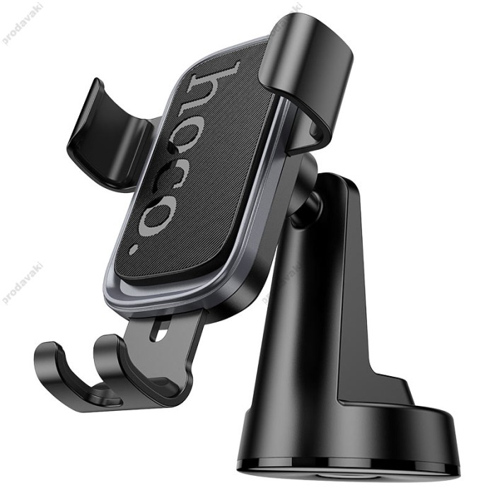 Автомобільний тримач Hoco H81 Vista Gravity Car holder (center console) Black