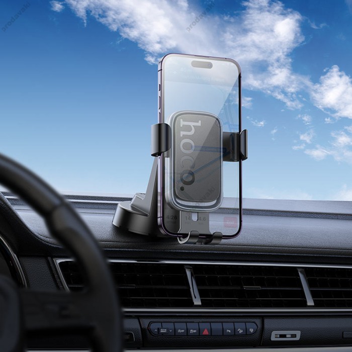 Автомобільний тримач Hoco H81 Vista Gravity Car holder (center console) Black