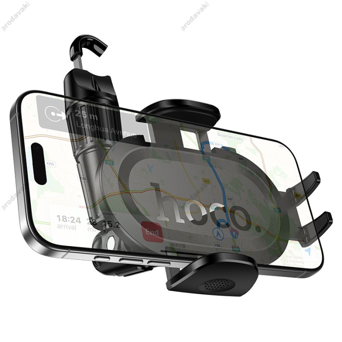 Автомобільний тримач Hoco H88 Rally ultra-thin car holder (rear view mirror) Black