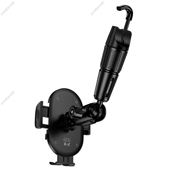 Автомобільний тримач Hoco H88 Rally ultra-thin car holder (rear view mirror) Black