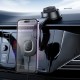 Автомобільний тримач із бездротовою зарядкою Hoco HW31 Crown magnetic wireless charging (center console) Black