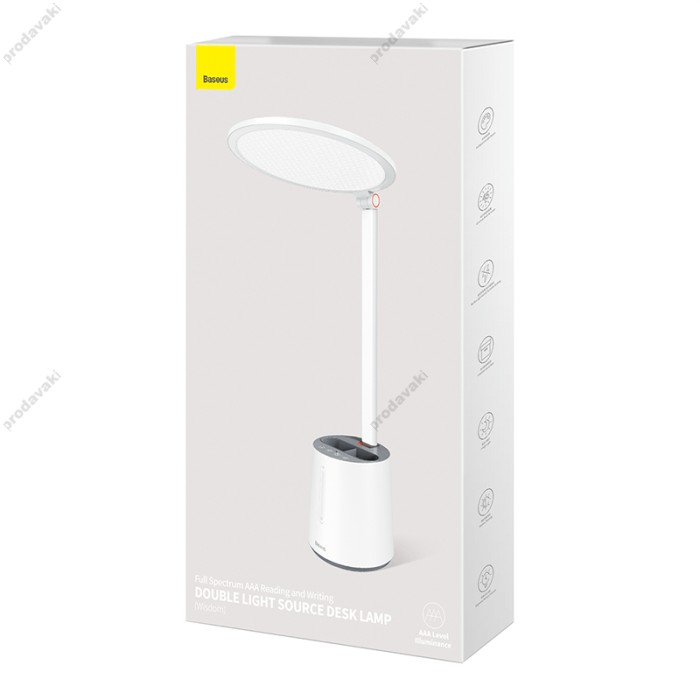 Настільна лампа Baseus Smart Eye Series Full Spectrum Double Light White (DGZH-02)