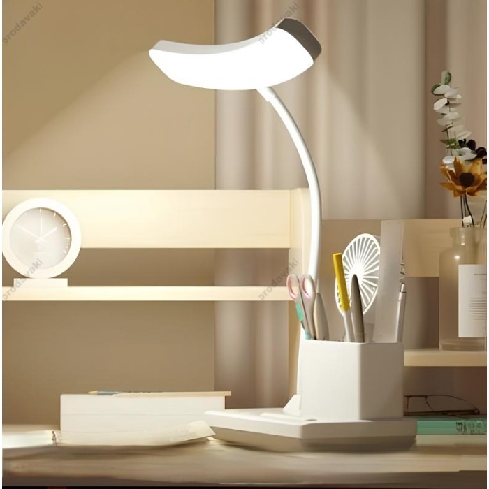 Настільна лампа XO OZ11 3-Color Multi-Speed Pencil Table Lamp with Night Light White