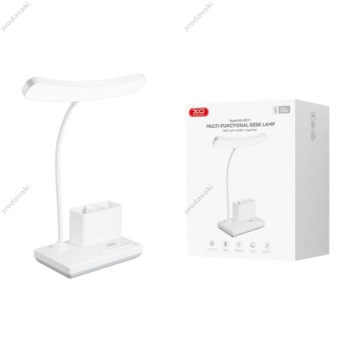 Настільна лампа XO OZ11 3-Color Multi-Speed Pencil Table Lamp with Night Light White