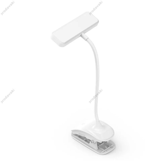 Настільна лампа XO OZ06В Desktop Bedside Tricolour Clip Desk Lamp 800mAh White