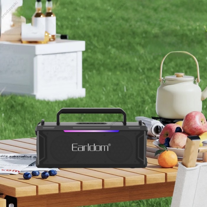 Портативна колонка Bluetooth Earldom ET-A37 18W Black