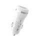 Автомобільний зарядний пристрій Hoco Z27 Lightning cable 2USB 2.4A White