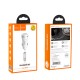 Автомобільний зарядний пристрій Hoco Z27 Micro cable 2USB 2.4A White