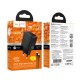 Мережевий зарядний пристрій HOCO CS113A Lounge single port Type-C cable 40/60W Black