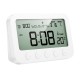 Цифровий термометр гігрометр Hoco HX44 Indoor digital alarm clock with thermometer White