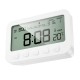 Цифровий термометр гігрометр Hoco HX44 Indoor digital alarm clock with thermometer White