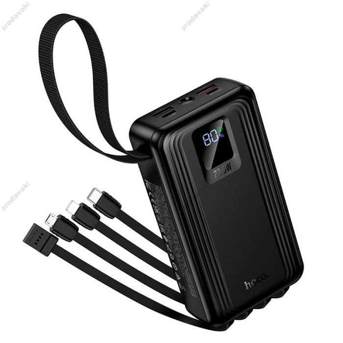 Повербанк портативний акумулятор Power bank Hoco J173 Jingyao 22.5W 20000 mAh Black