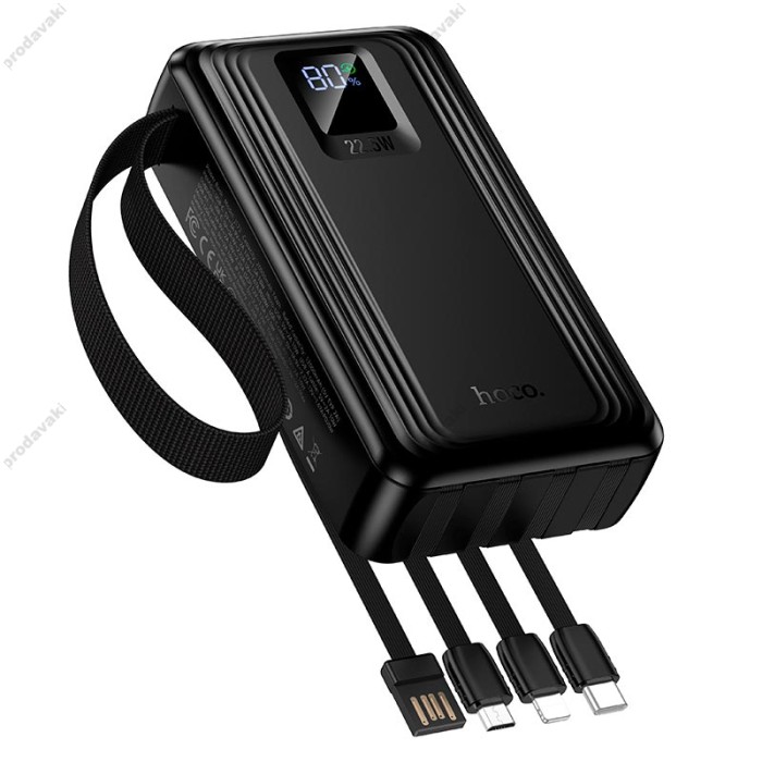 Повербанк портативний акумулятор Power bank Hoco J173 Jingyao 22.5W 20000 mAh Black