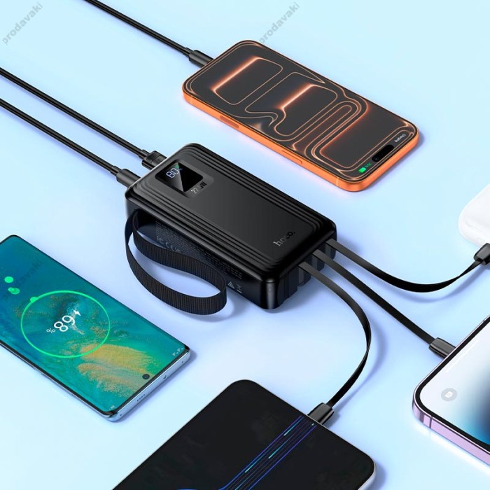 Повербанк портативний акумулятор Power bank Hoco J173 Jingyao 22.5W 20000 mAh Black