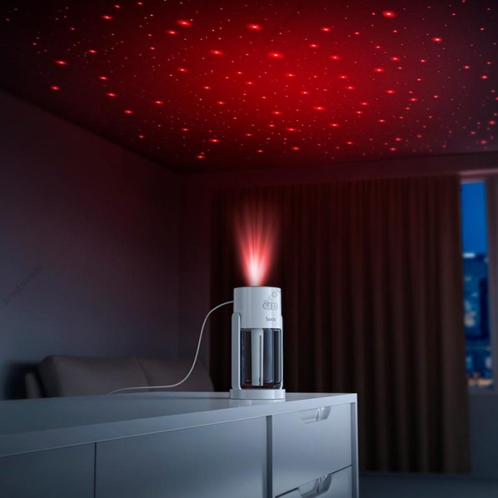 Зволожувач повітря Hoco HX34 Starry sky humidifier RGB White