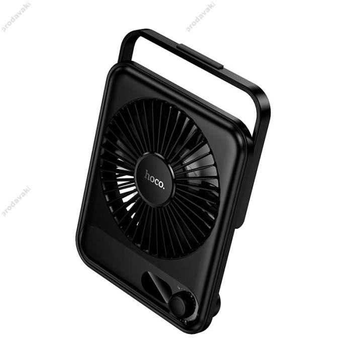 Портативний вентилятор HOCO HX607 slim desktop fan 100 Levels Black
