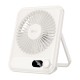 Портативний вентилятор HOCO HX607 slim desktop fan 100 Levels White