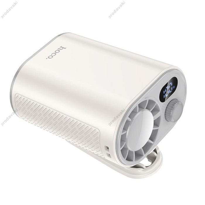 Портативний вентилятор HOCO HX609 portable fan 100 Levels White