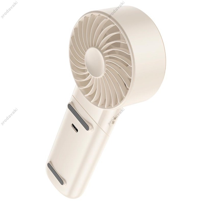 Портативний вентилятор HOCO HX605 Ice pack series lightweight portable fan 100 Levels Beige