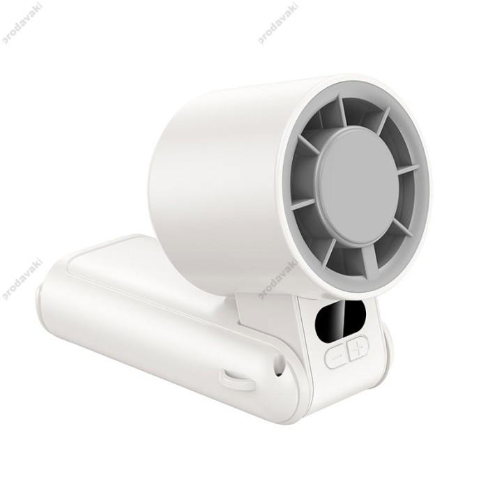Портативний вентилятор HOCO HX603 handheld fan White